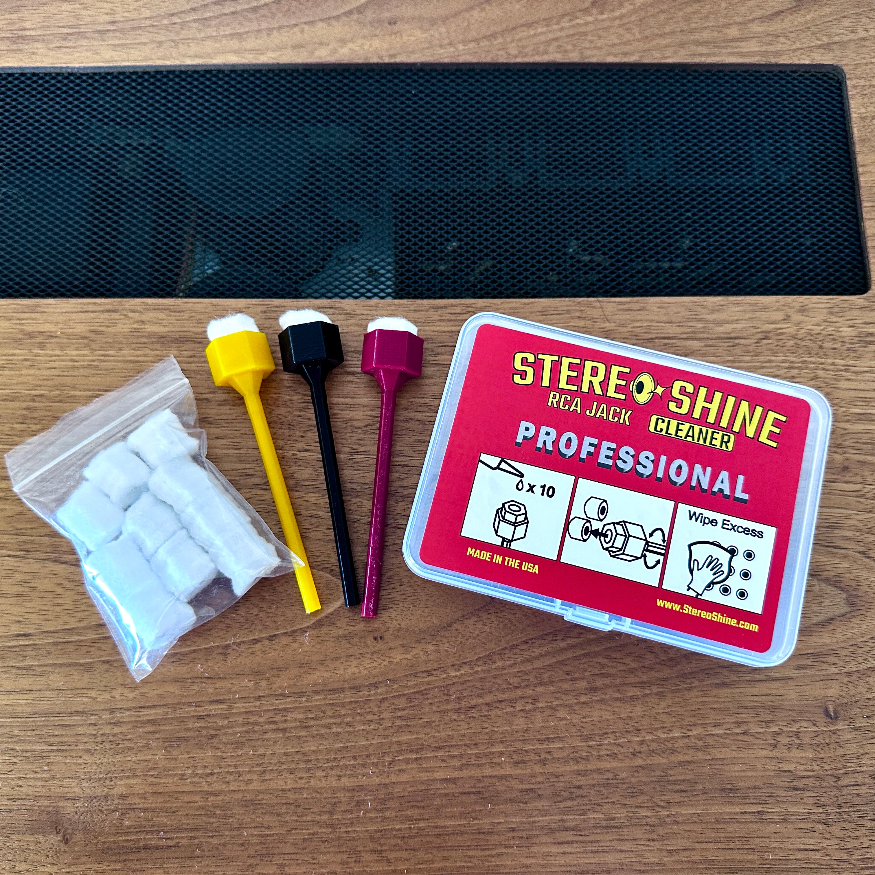 Stereo Shine RCA Jack Cleaner Pro Pack