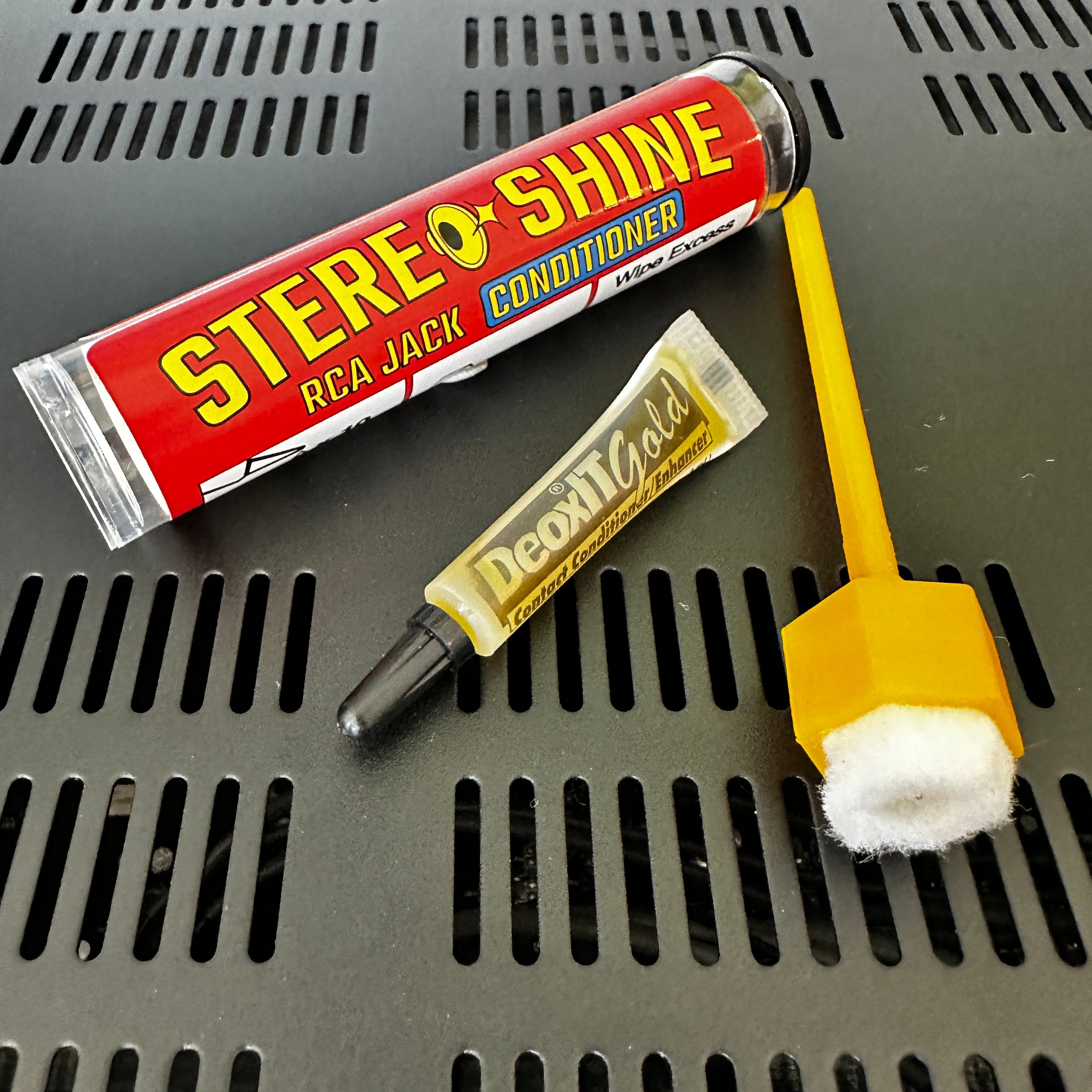 RCA Jack Conditioner with DeoxIT Gold